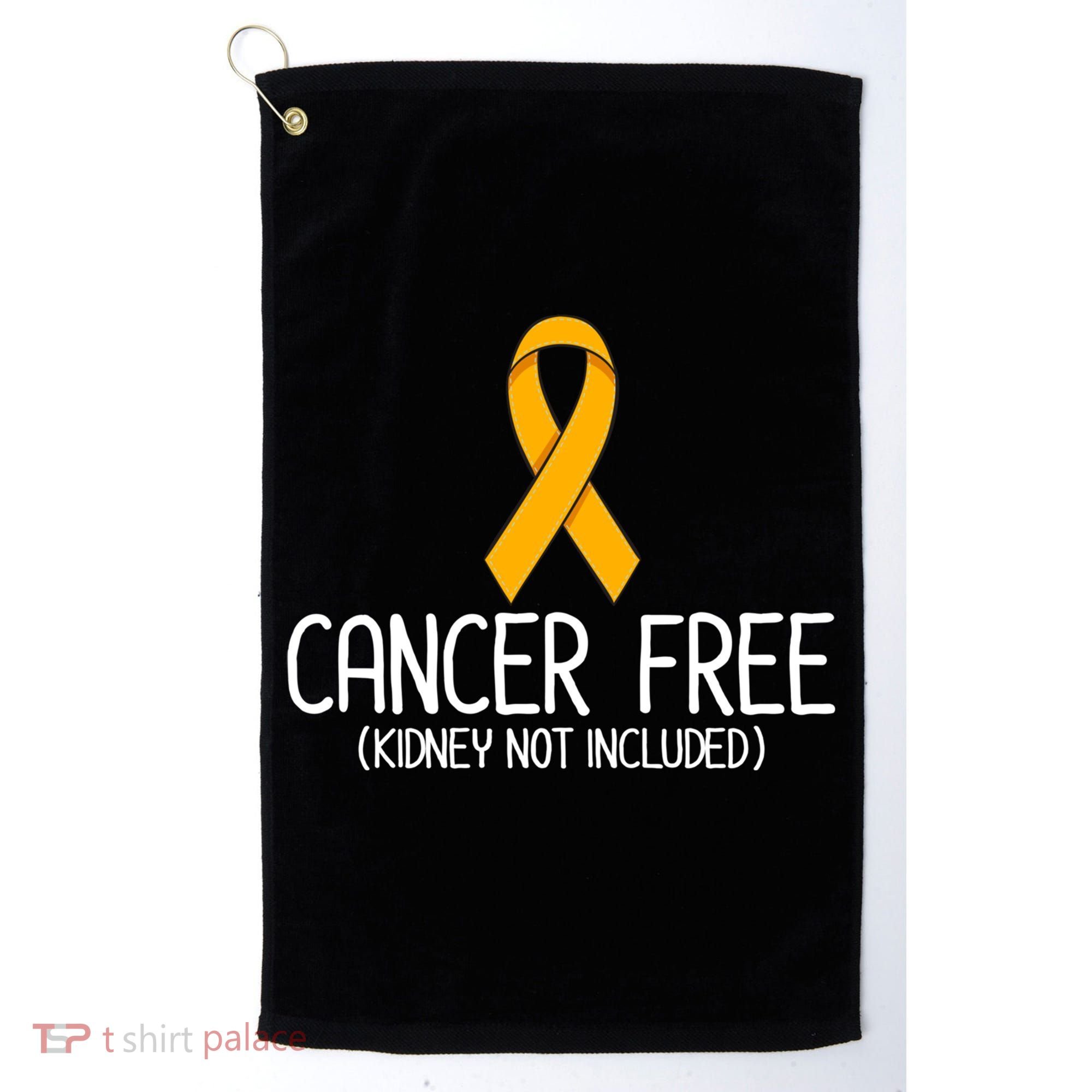 Kidney Cancer Orange Ribbon Awareness Survivor Gift Golf Towel