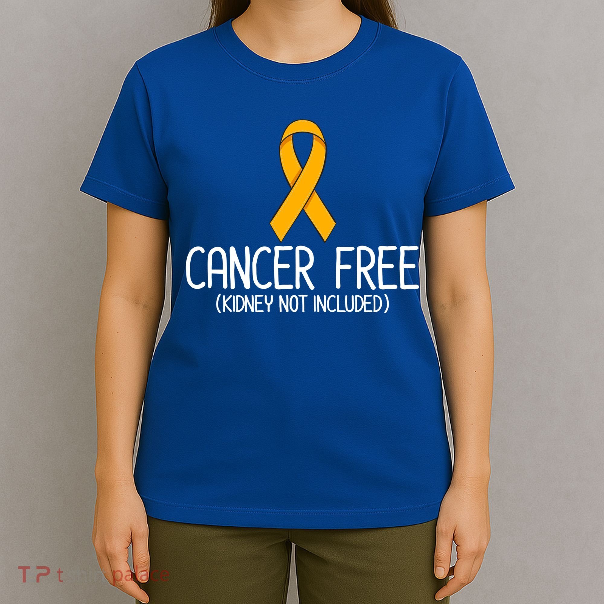 Kidney Cancer Orange Ribbon Awareness Survivor Gift T-Shirt