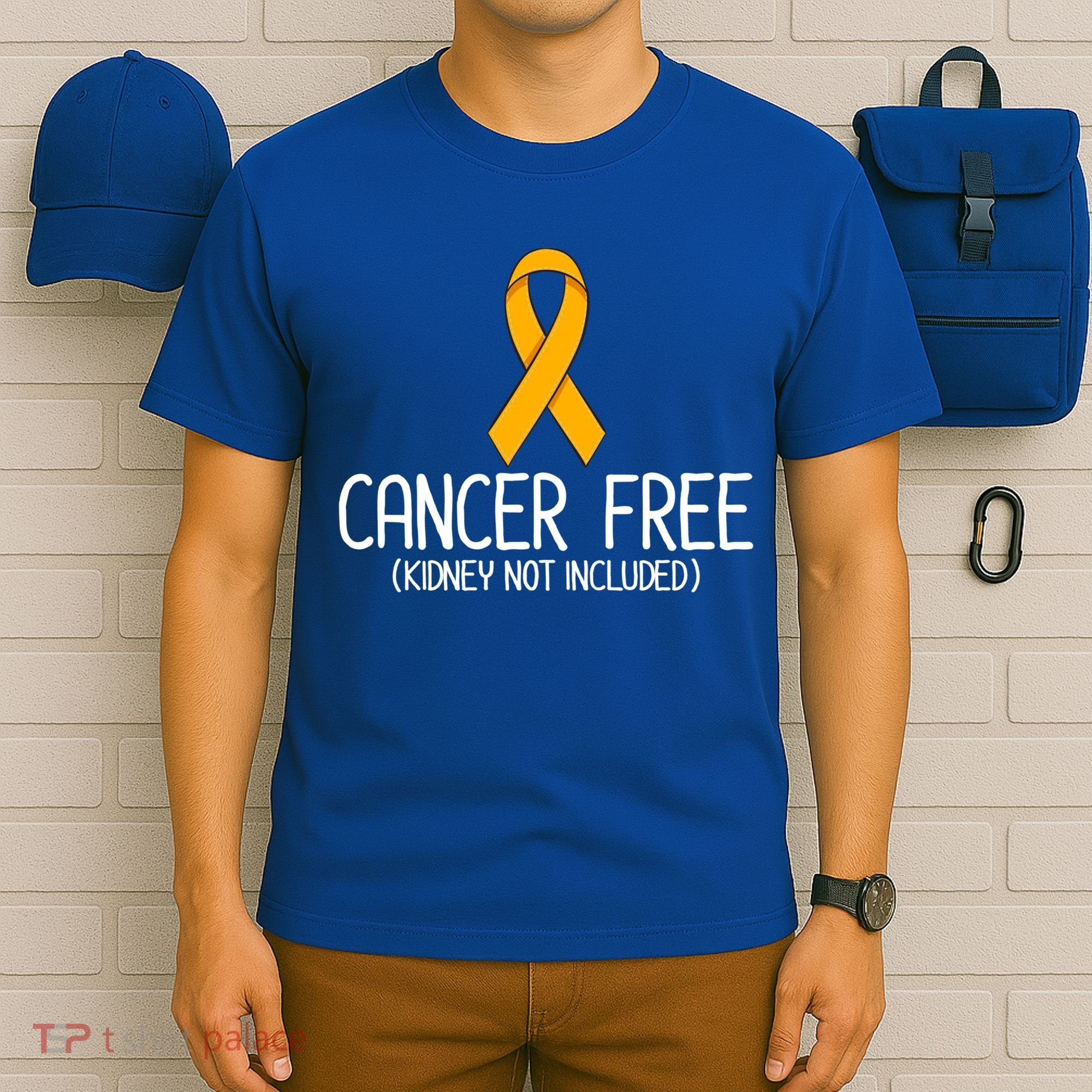 Kidney Cancer Orange Ribbon Awareness Survivor Gift T-Shirt