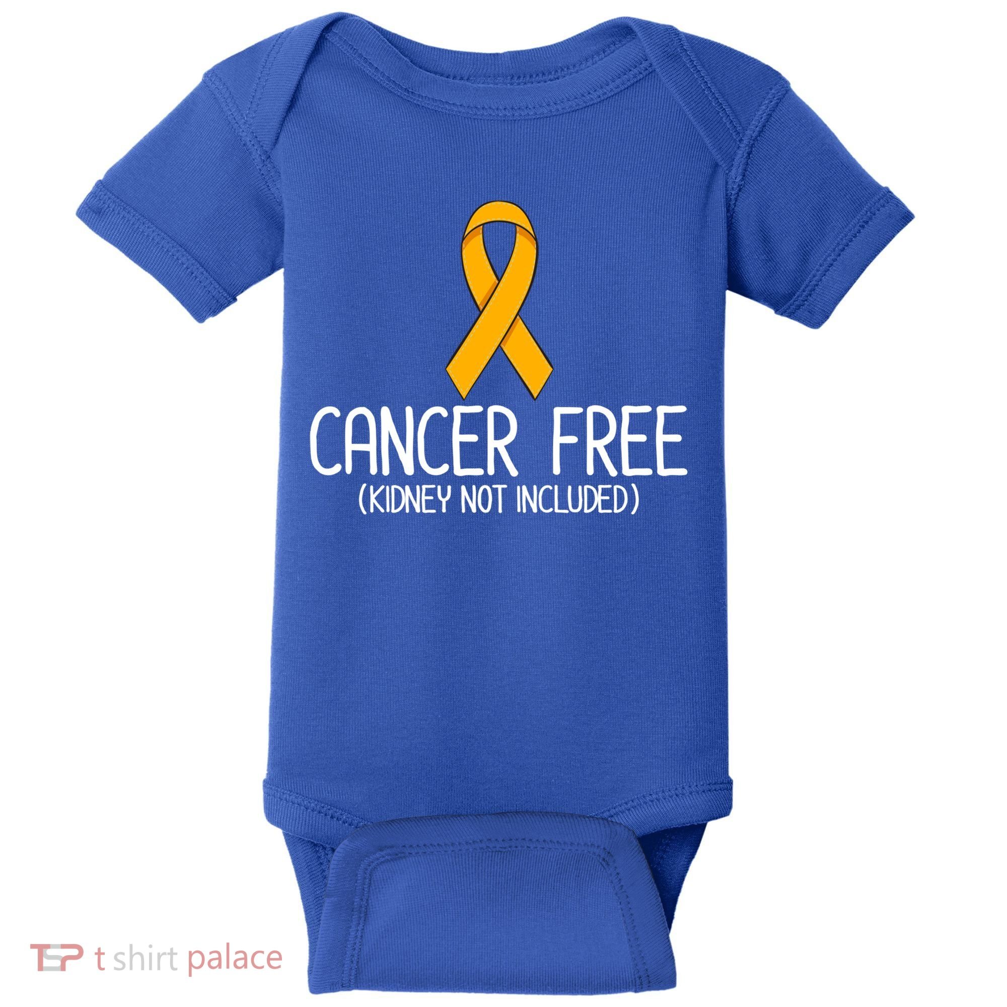 Kidney Cancer Orange Ribbon Awareness Survivor Gift Baby Bodysuit