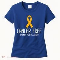 Kidney Cancer Orange Ribbon Awareness Survivor Gift Women's T-Shirt thumb 0