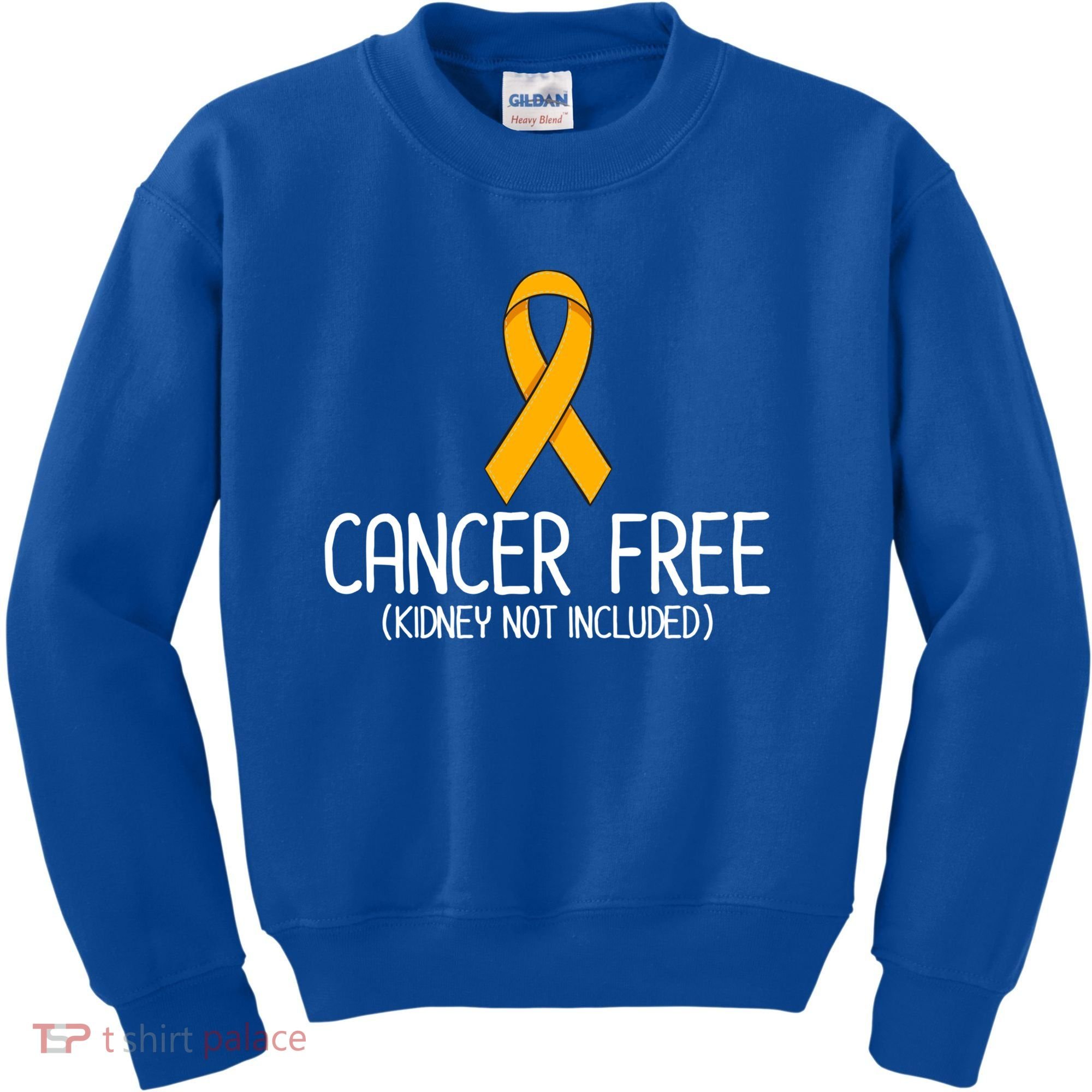Kidney Cancer Orange Ribbon Awareness Survivor Gift Kids Sweatshirt