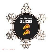 Kids Cute Pizza 2nd Birthday Im This Many Slices 2 Year Old Ornament thumb 0