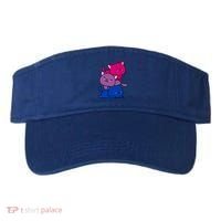 Kawaii Cat Pile Bisexual Pride Flag Cute Gift Visor thumb 0