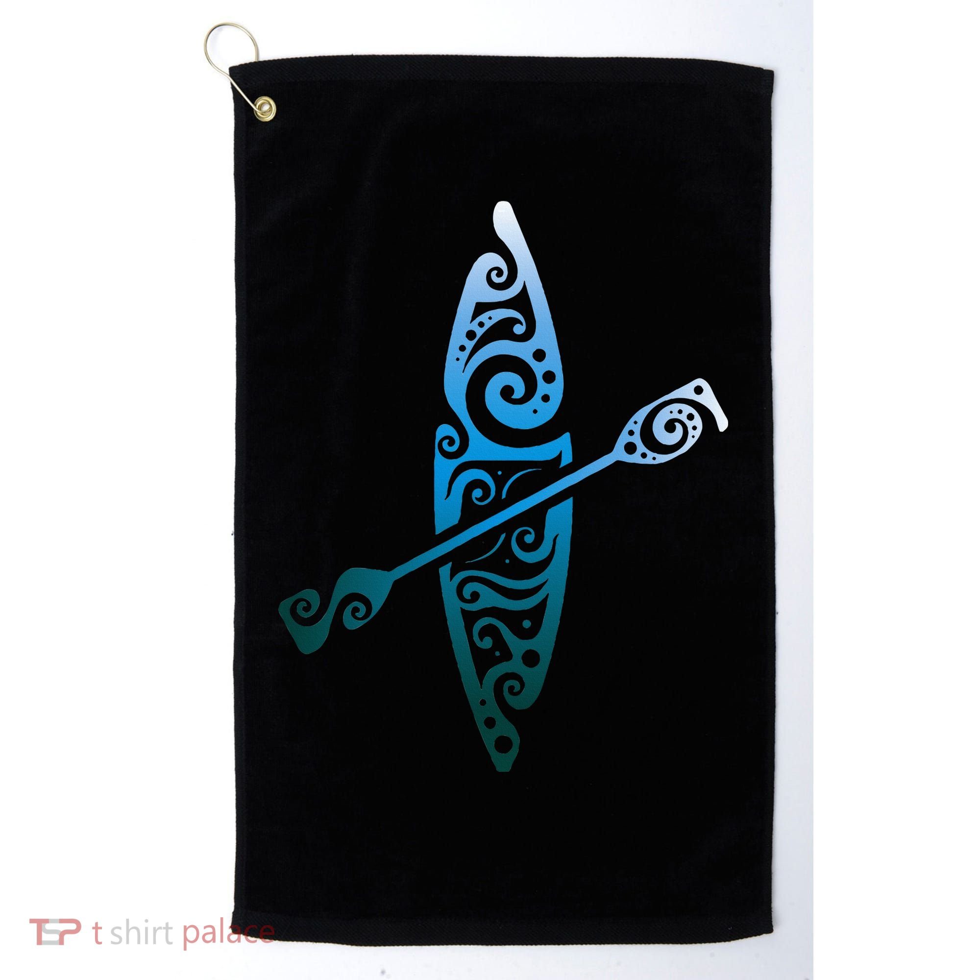Kayaker Canoeing Paddling Boat Lover Kayak Water Sport Golf Towel