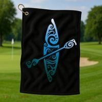 Kayaker Canoeing Paddling Boat Lover Kayak Water Sport Golf Towel thumb 1