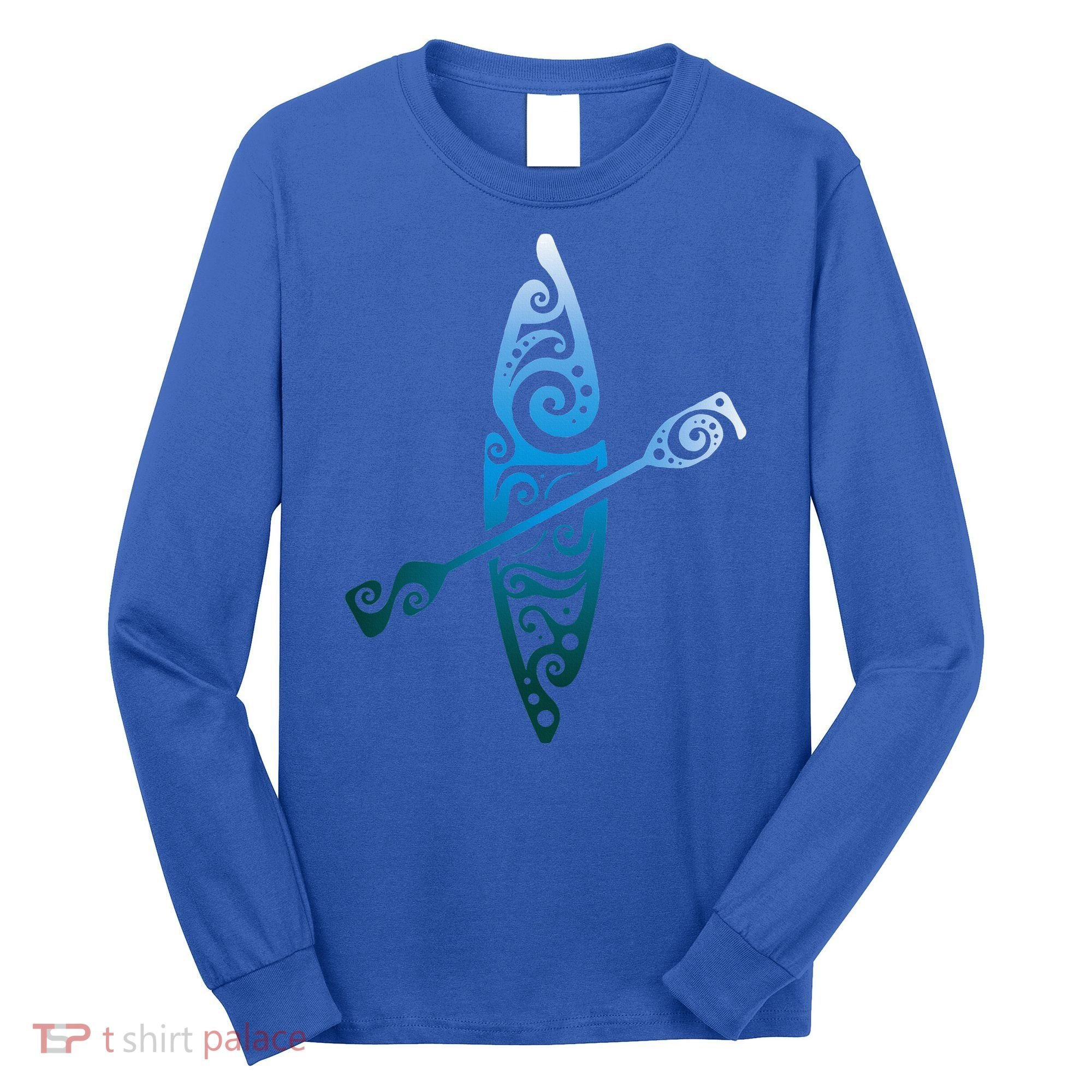 Kayaker Canoeing Paddling Boat Lover Kayak Water Sport Long Sleeve Shirt