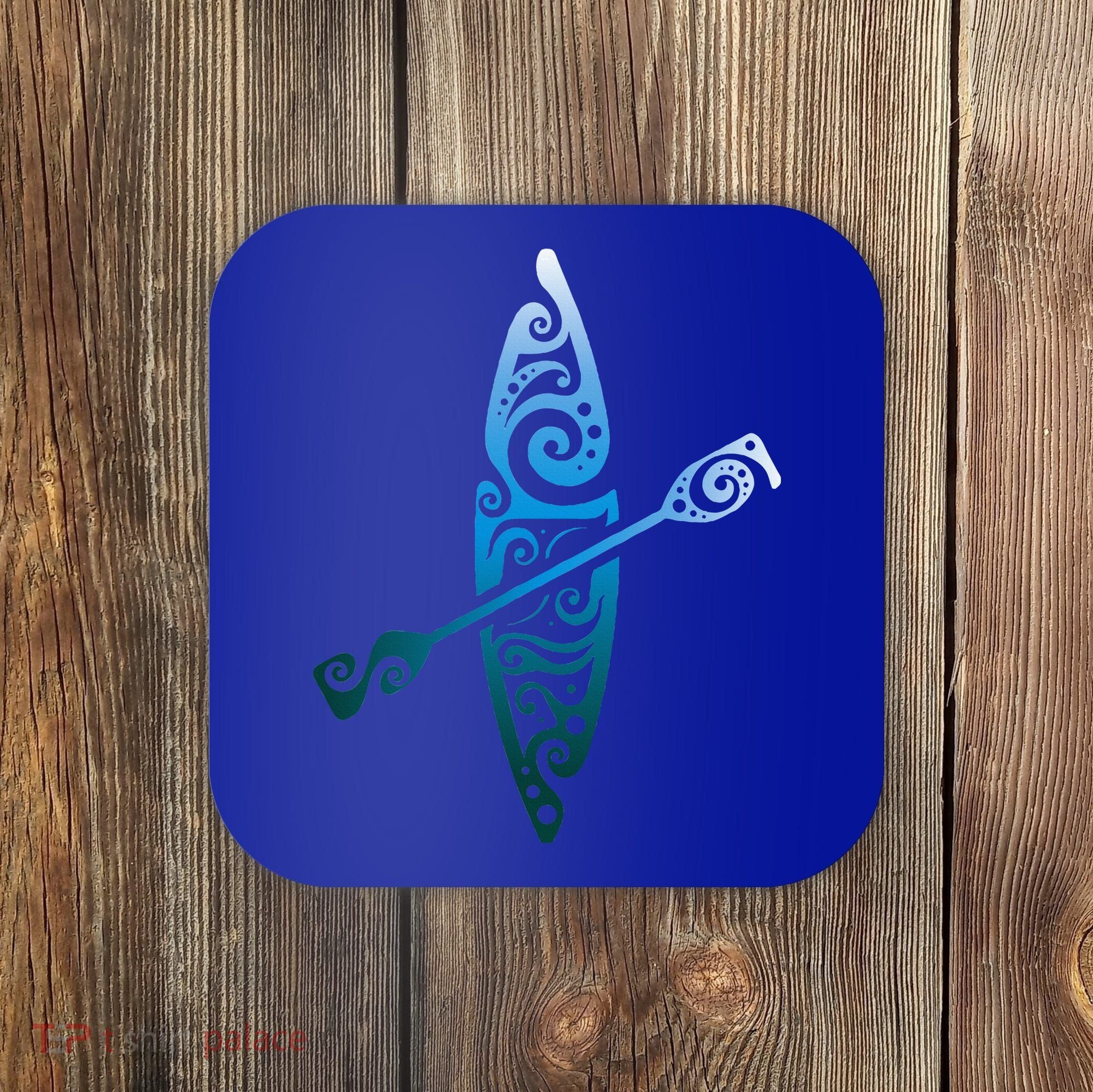 Kayaker Canoeing Paddling Boat Lover Kayak Water Sport Coaster