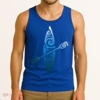 Kayaker Canoeing Paddling Boat Lover Kayak Water Sport Tank Top thumb 3