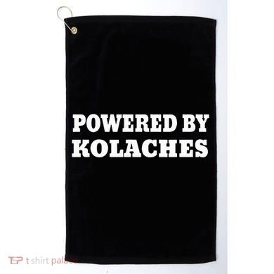 Kolache Czech Powered By Kolaches Golf Towel