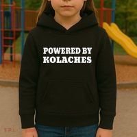 Kolache Czech Powered By Kolaches Kids Hoodie thumb 3