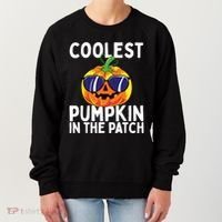 Kids Coolest Pumpkin In The Patch Halloween Boy Girls Teens Women's Sweatshirt thumb 0