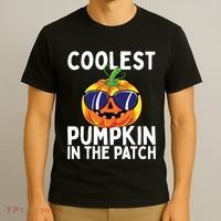 Kids Coolest Pumpkin In The Patch Halloween Boy Girls Teens T-Shirt thumb 3