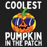 Kids Coolest Pumpkin In The Patch Halloween Boy Girls Teens Beanie thumb 2