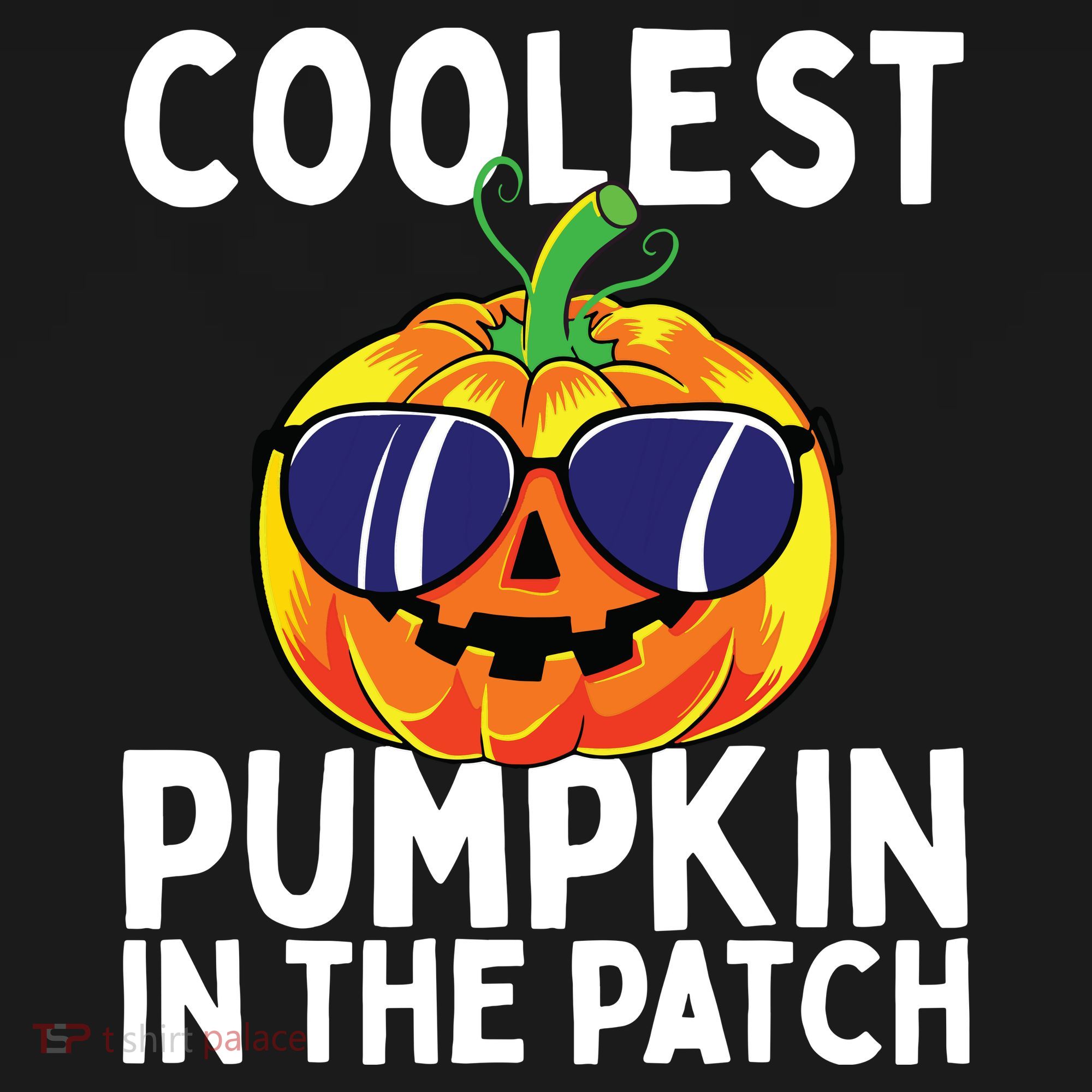 Kids Coolest Pumpkin In The Patch Halloween Boy Girls Teens Women's Hoodie
