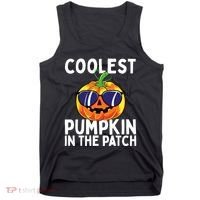Kids Coolest Pumpkin In The Patch Halloween Boy Girls Teens Tank Top thumb 0