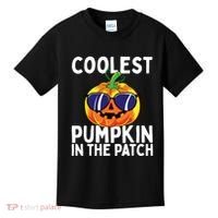 Kids Coolest Pumpkin In The Patch Halloween Boy Girls Teens Kids T-Shirt thumb 0