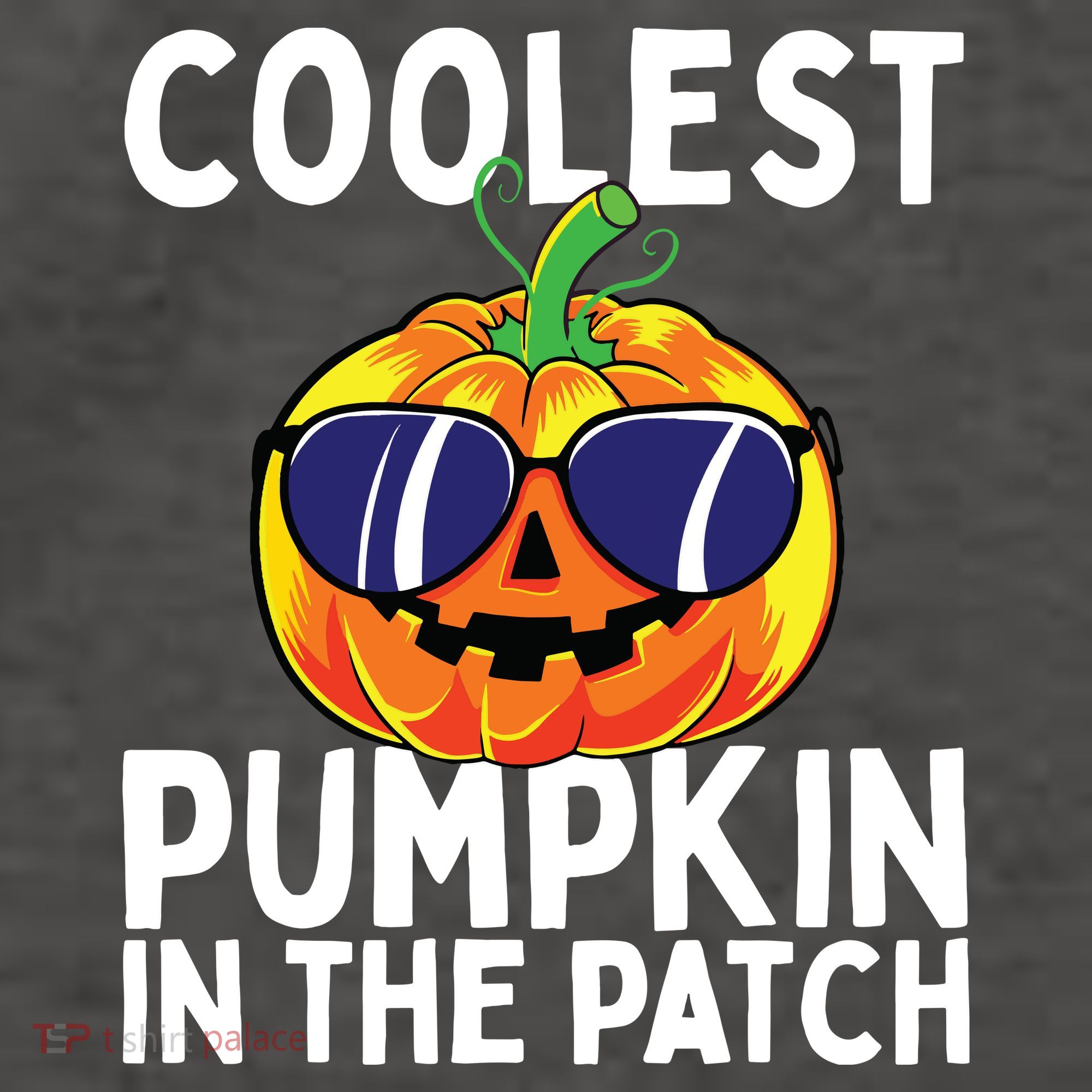 Kids Coolest Pumpkin In The Patch Halloween Boy Girls Teens Hoodie