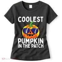 Kids Coolest Pumpkin In The Patch Halloween Boy Girls Teens Women's T-Shirt thumb 0