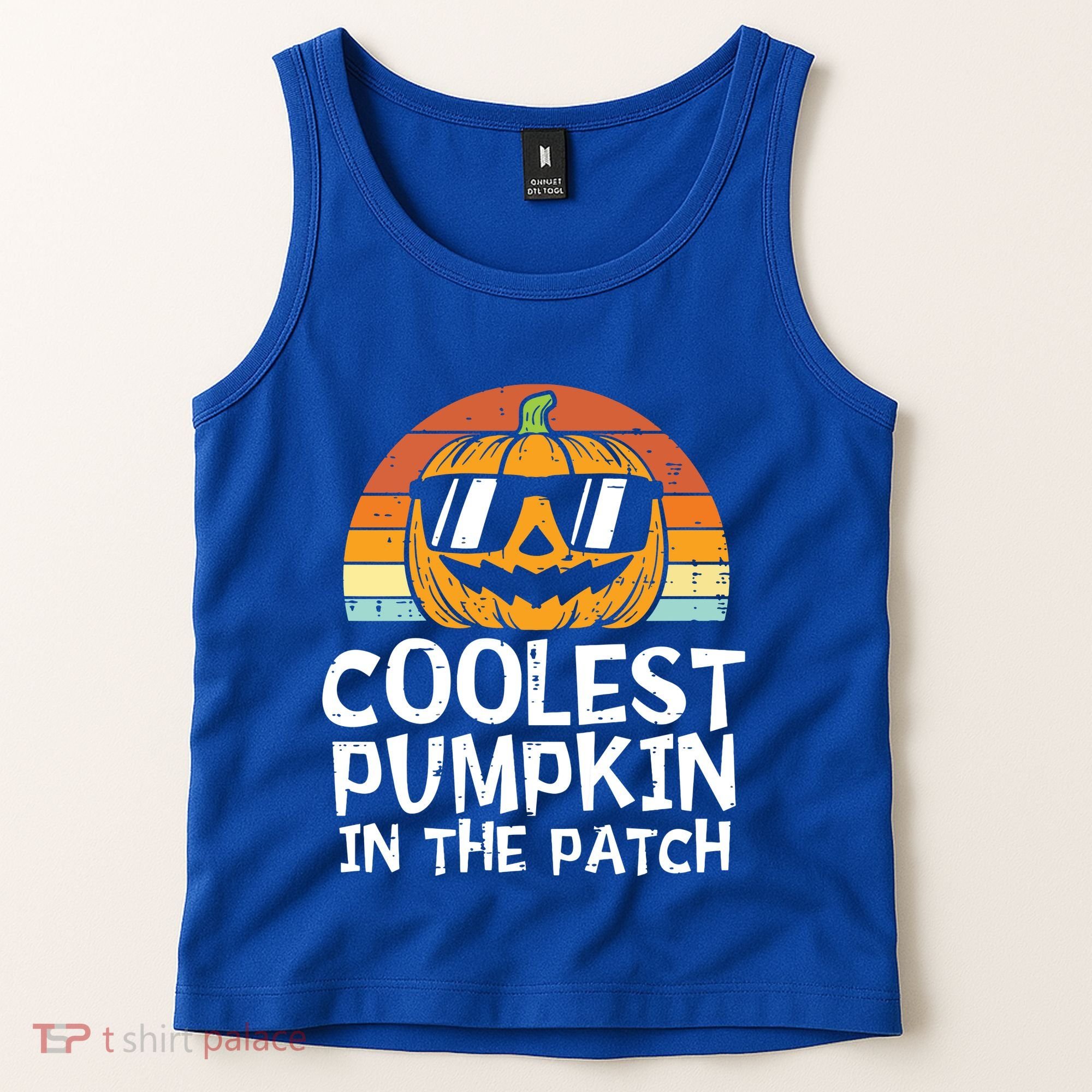 Kids Coolest Pumpkin In The Patch Boy Halloween Kids 2771 Tank Top