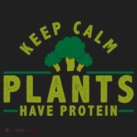 Keep Calm Plants Have Protein Beanie thumb 2