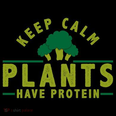 Keep Calm Plants Have Protein 16oz Travel Tumbler