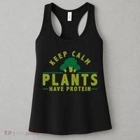 Keep Calm Plants Have Protein Women's Tank Top thumb 3