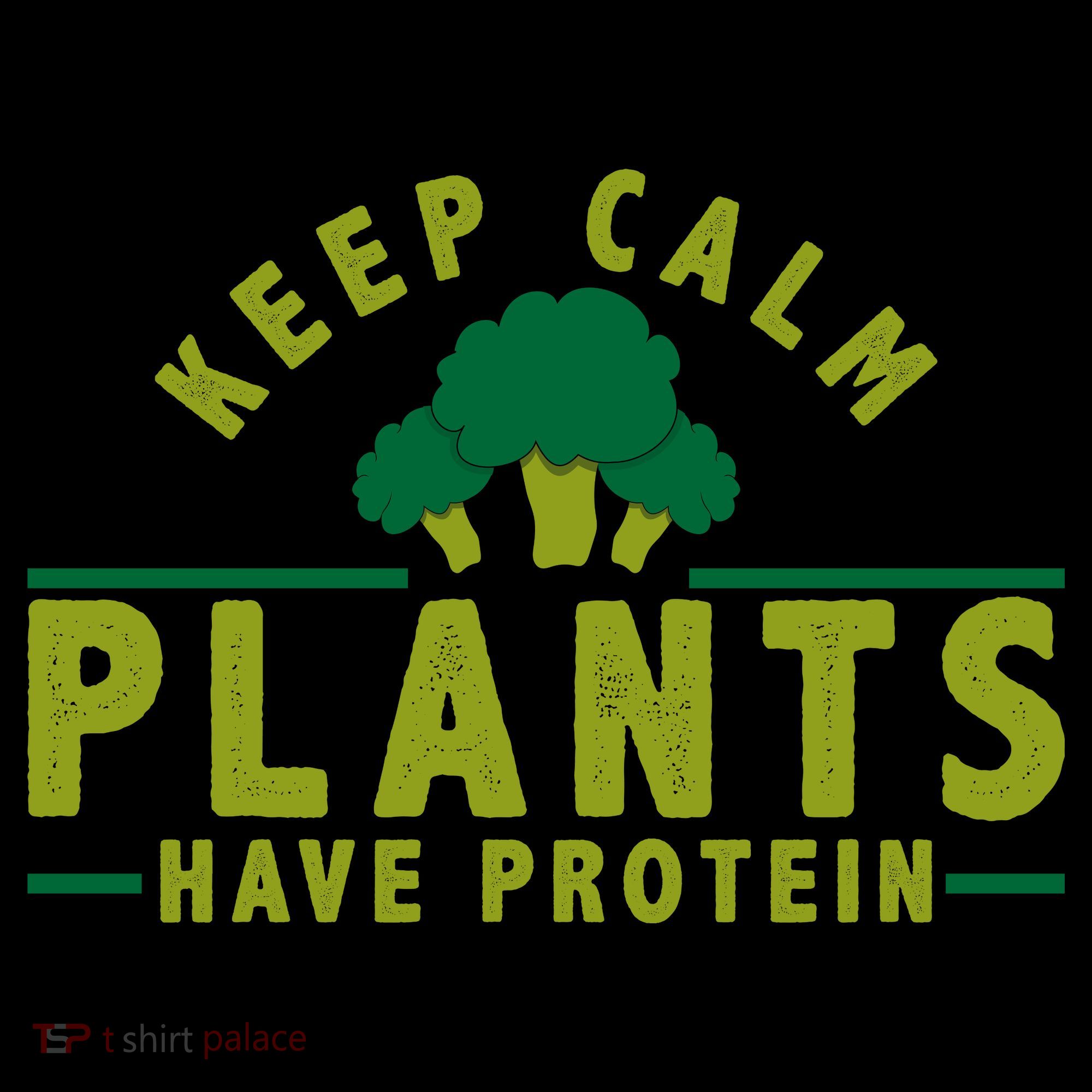 Keep Calm Plants Have Protein Baby Bodysuit