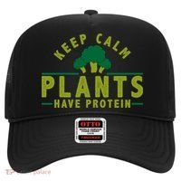 Keep Calm Plants Have Protein Hat thumb 0