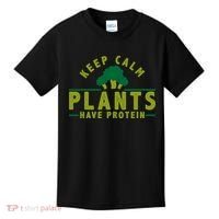 Keep Calm Plants Have Protein Kids T-Shirt thumb 0