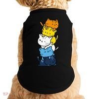 Kawaii Cat Pile Aroace Pride Flag Doggie Tank thumb 0