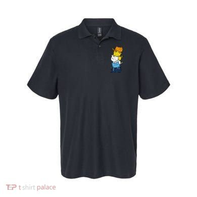 Kawaii Cat Pile Aroace Pride Flag Polo