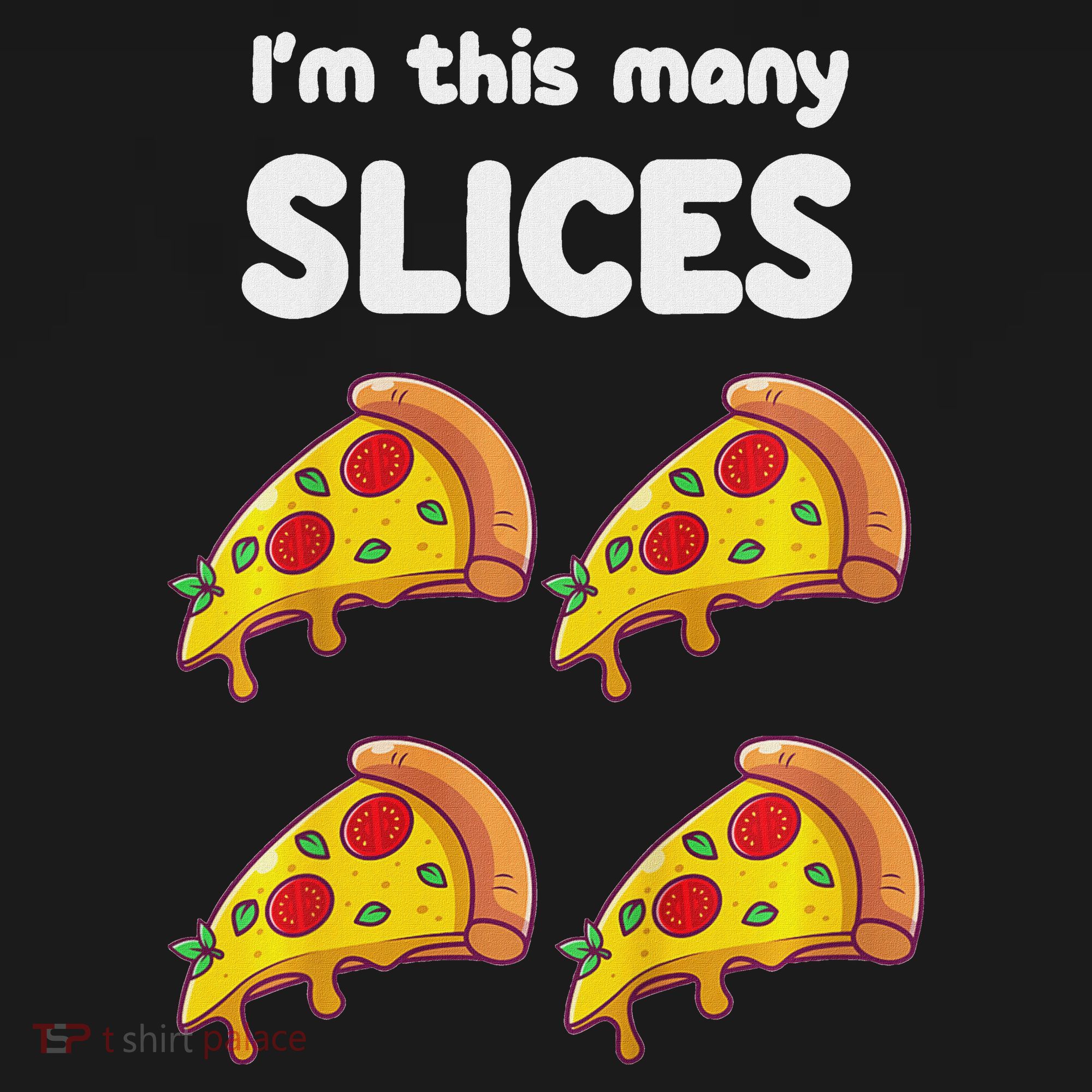 Kids Cute Pizza 4th Birthday I'm This Many Slices 4 Year Old Mousepad