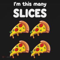 Kids Cute Pizza 4th Birthday I'm This Many Slices 4 Year Old Kids T-Shirt thumb 4