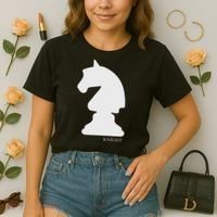 Knight Chess Piece Group Costume Chess Club Chess Board Comfort Colors Boxy T-Shirt thumb 2