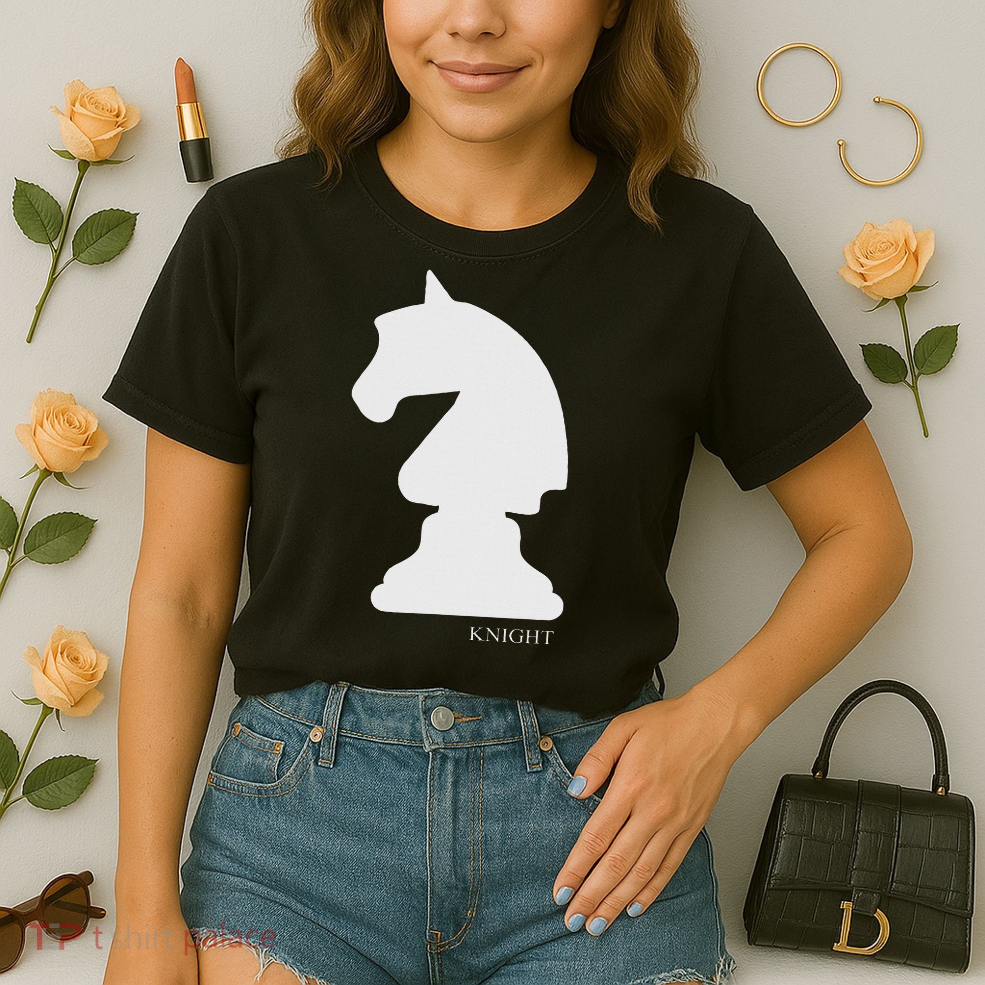 Knight Chess Piece Group Costume Chess Club Chess Board Comfort Colors Boxy T-Shirt