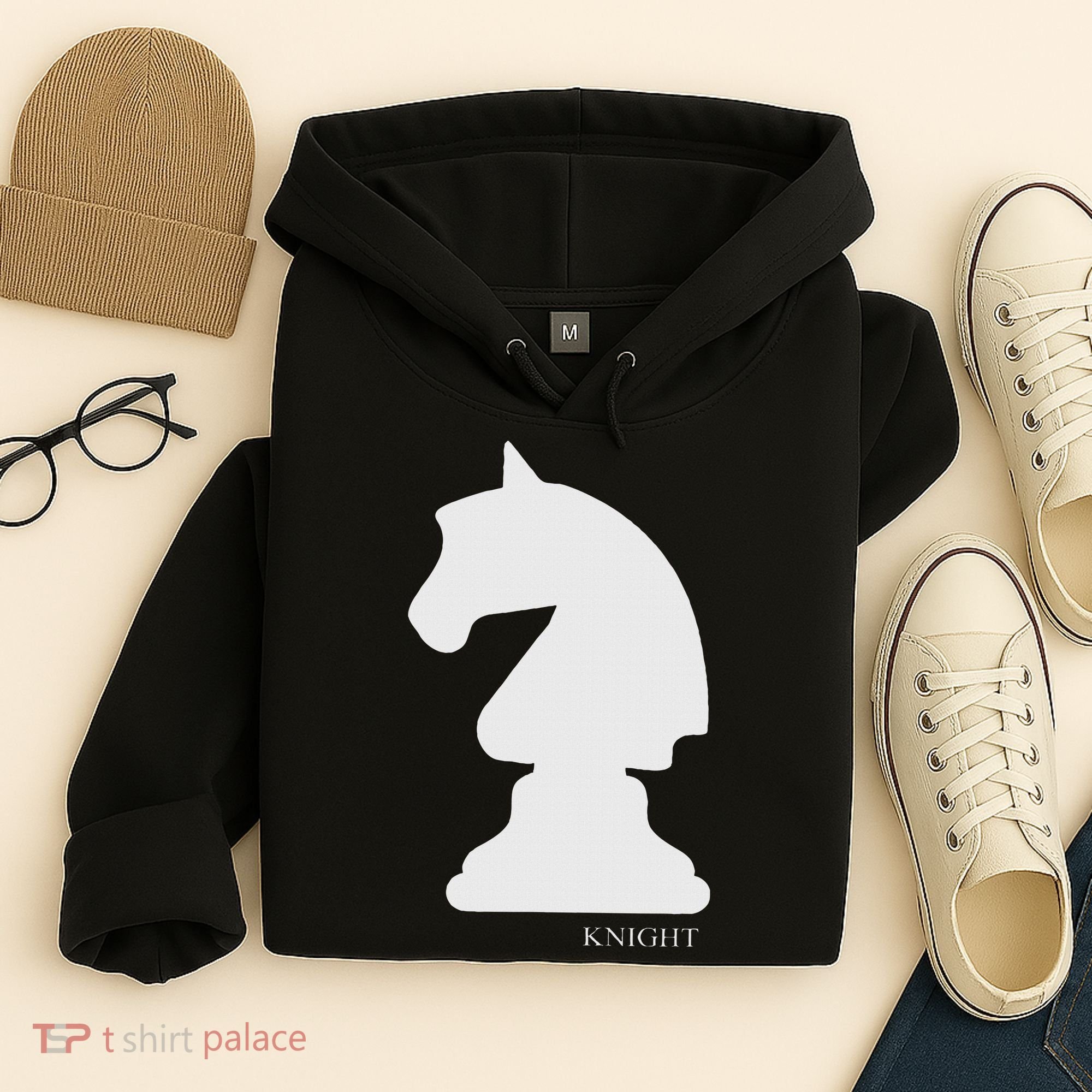 Knight Chess Piece Group Costume Chess Club Chess Board Hoodie