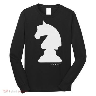 Knight Chess Piece Group Costume Chess Club Chess Board Long Sleeve Shirt