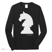 Knight Chess Piece Group Costume Chess Club Chess Board Long Sleeve Shirt thumb 0