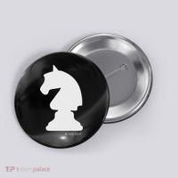 Knight Chess Piece Group Costume Chess Club Chess Board Button thumb 0