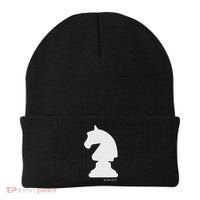 Knight Chess Piece Group Costume Chess Club Chess Board Beanie thumb 0