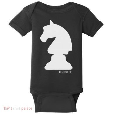 Knight Chess Piece Group Costume Chess Club Chess Board Baby Bodysuit