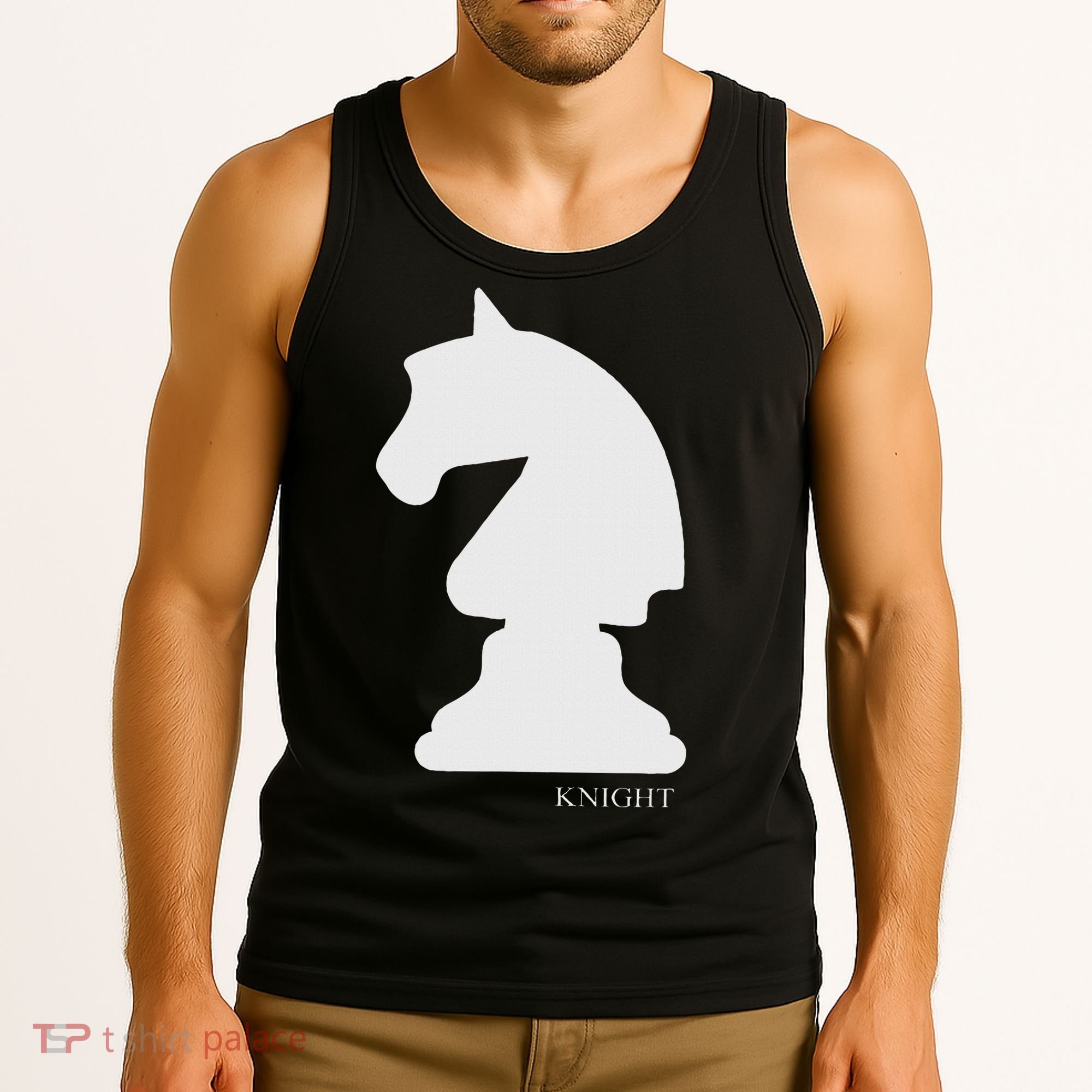 Knight Chess Piece Group Costume Chess Club Chess Board Tank Top