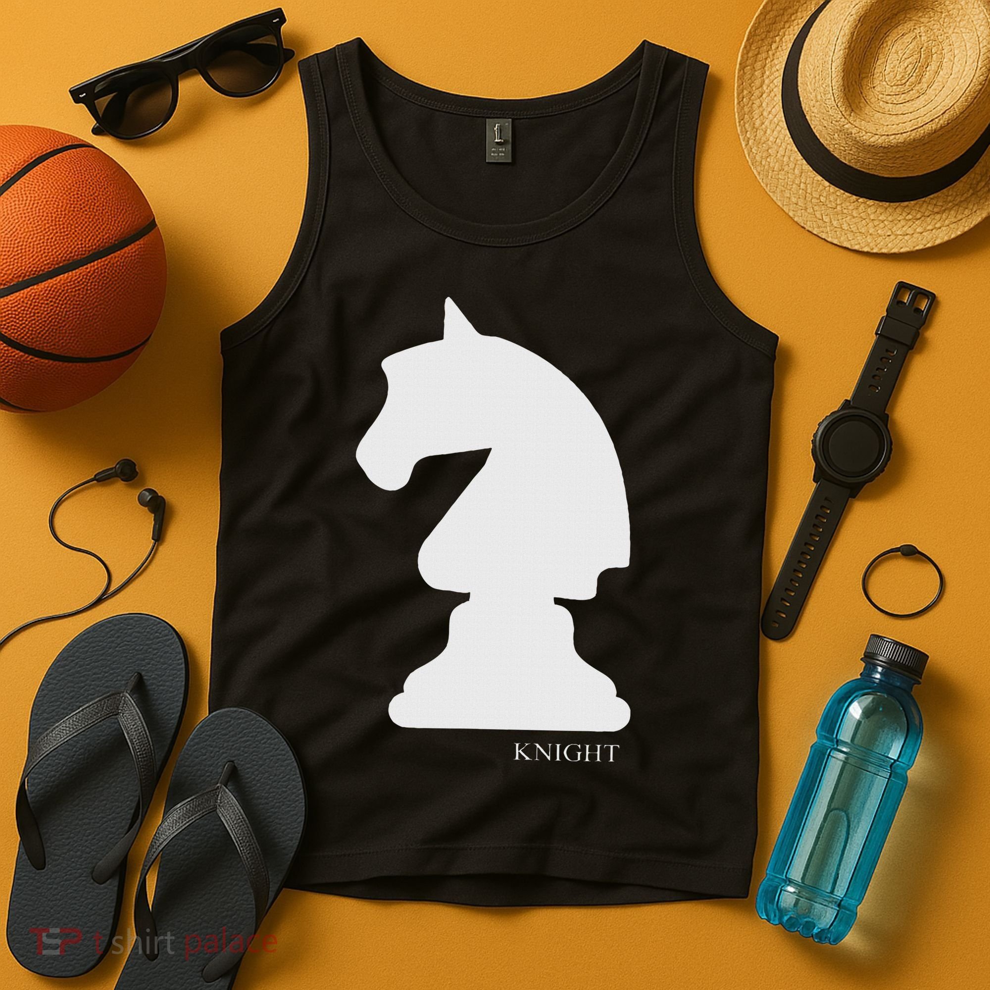 Knight Chess Piece Group Costume Chess Club Chess Board Tank Top