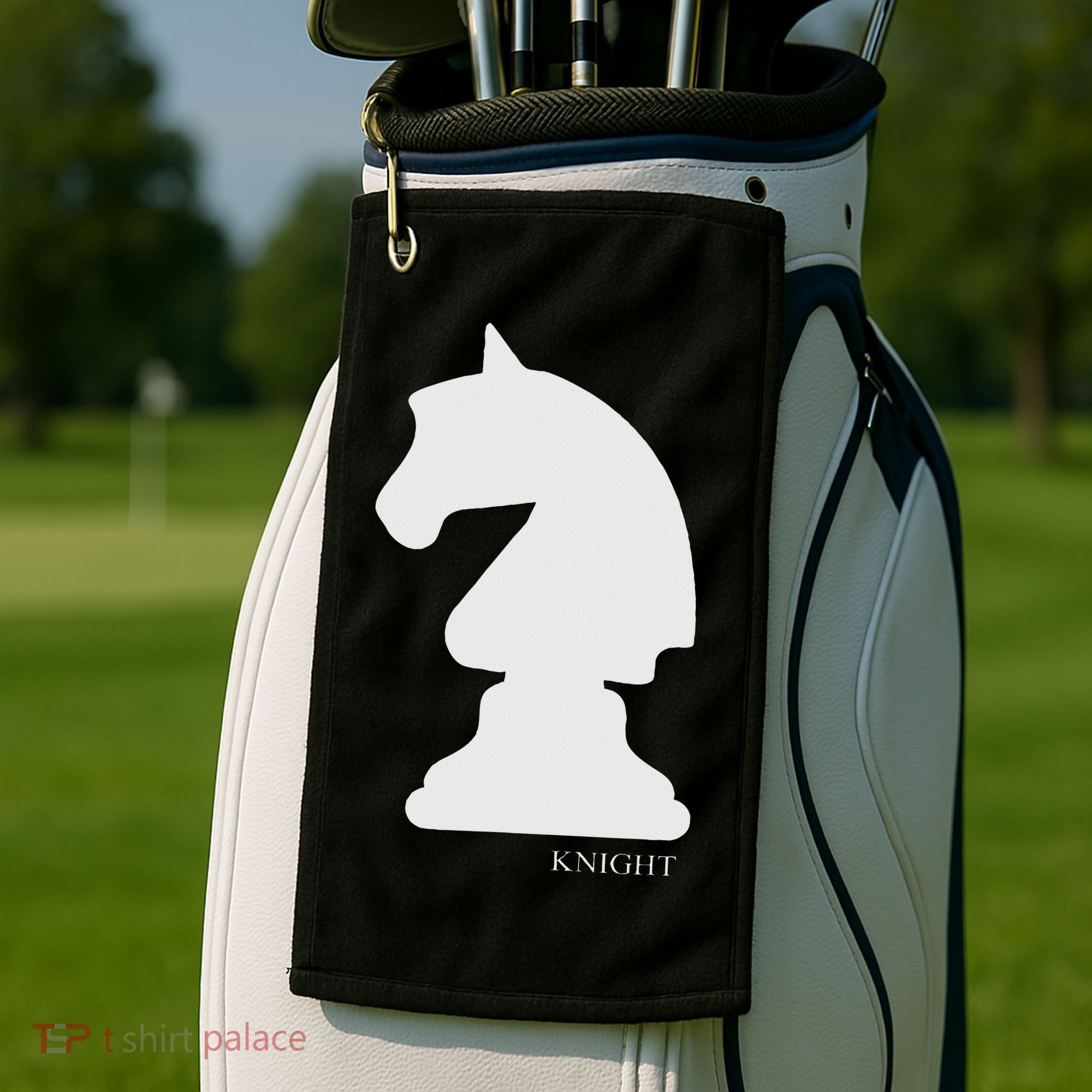 Knight Chess Piece Group Costume Chess Club Chess Board Golf Towel