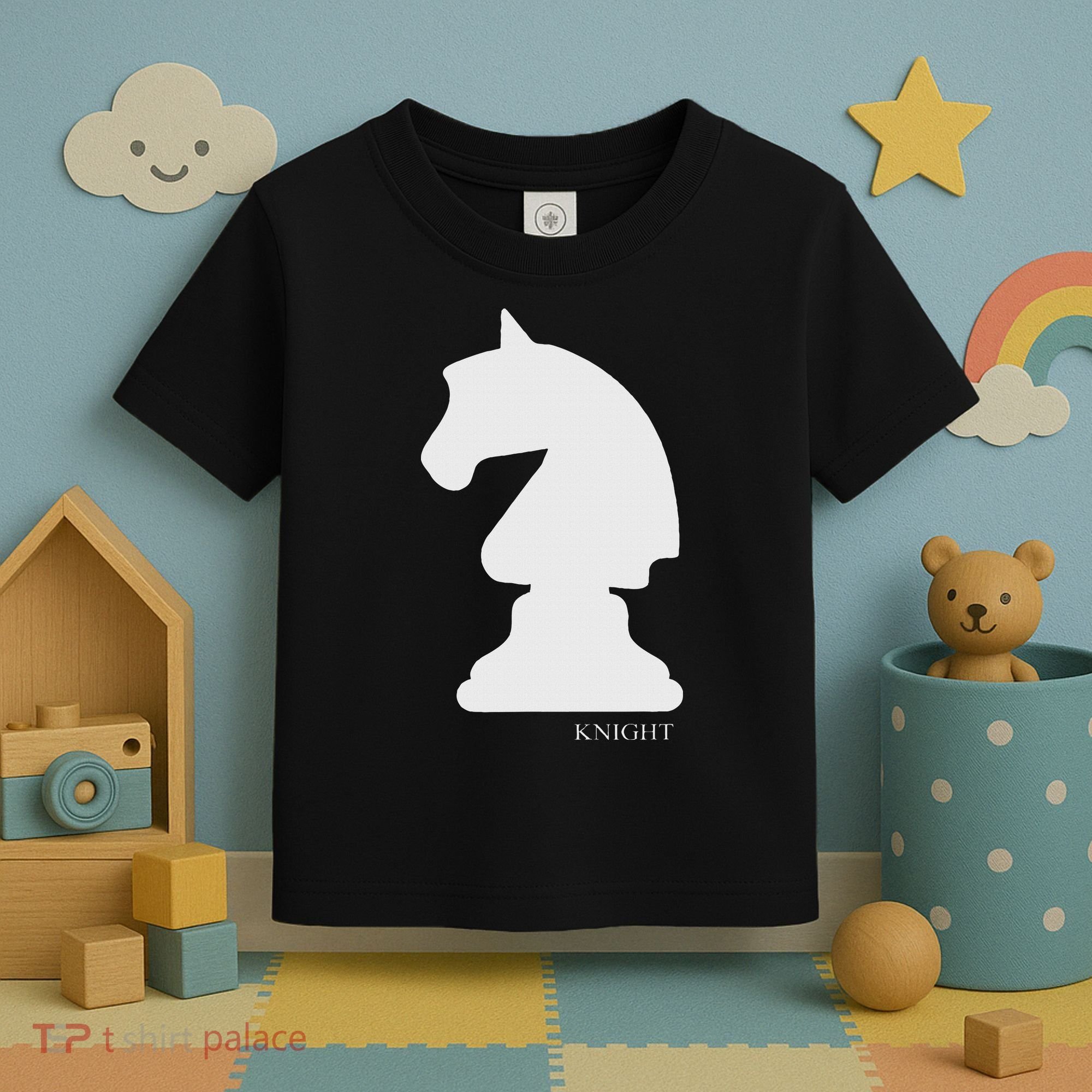 Knight Chess Piece Group Costume Chess Club Chess Board Toddler T-Shirt