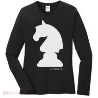 Knight Chess Piece Group Costume Chess Club Chess Board Women's Long Sleeve Shirt thumb 0