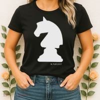 Knight Chess Piece Group Costume Chess Club Chess Board Women's T-Shirt thumb 2