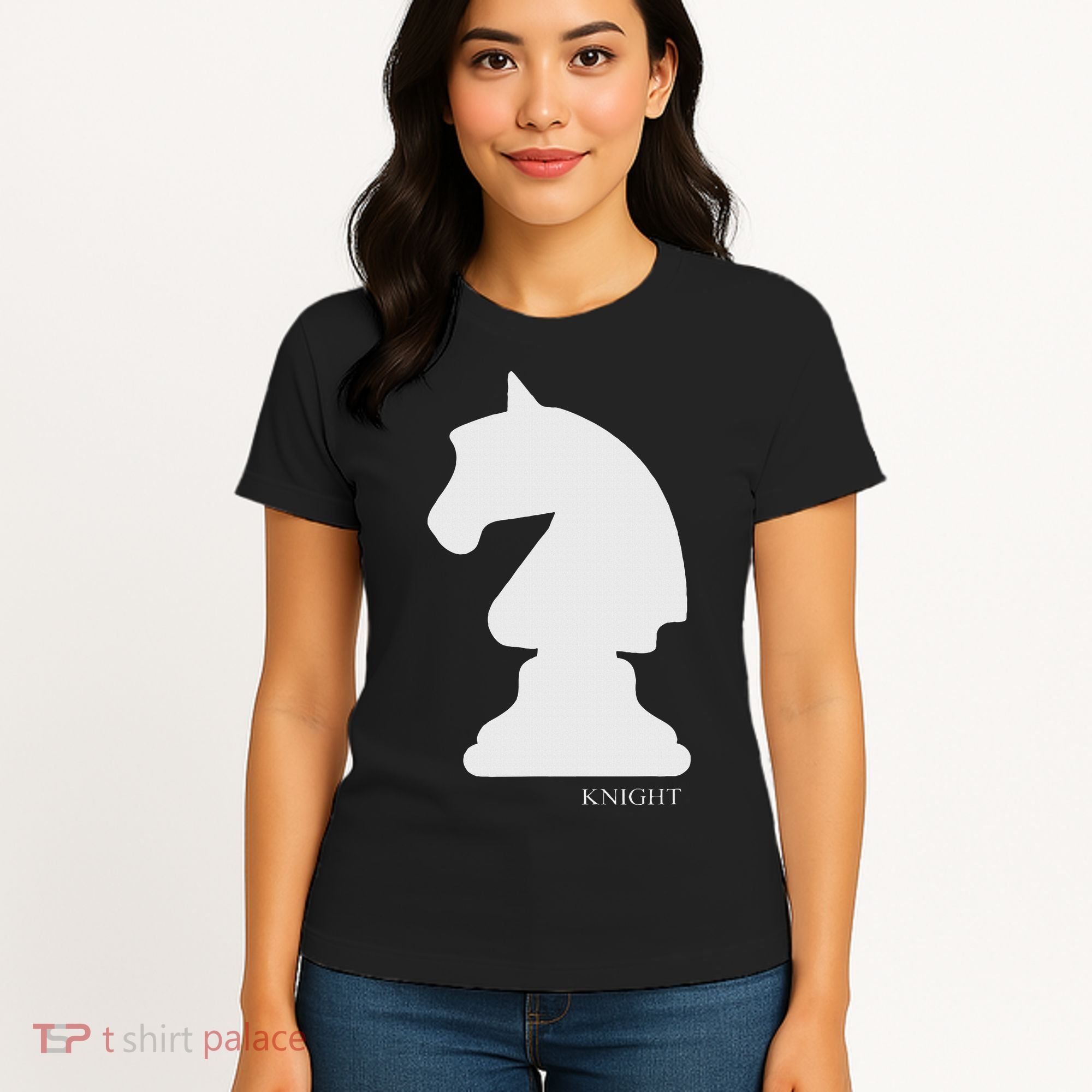 Knight Chess Piece Group Costume Chess Club Chess Board Women's T-Shirt