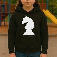 Knight Chess Piece Group Costume Chess Club Chess Board Kids Hoodie thumb 3